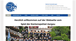 Desktop Screenshot of polizeimusik-ag.ch